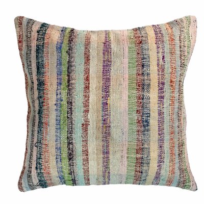 Upcycled Turkish Tapis Kelim Pillow Cover-AIV-820818