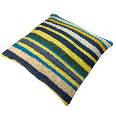 Upcycled Turkish Tapis Kelim Pillow Cover-AIV-820826