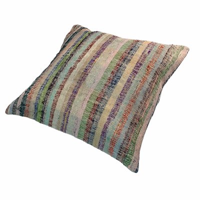 Upcycled Turkish Tapis Kelim Pillow Cover-AIV-820818