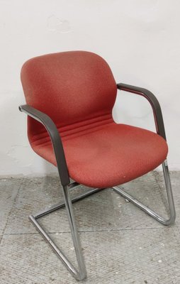 Upholstered Chrome Armchair, West Germany-ZWG-1820909