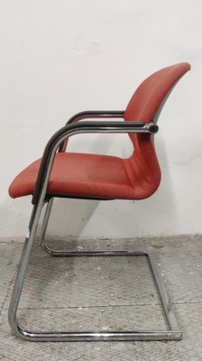 Upholstered Chrome Armchair, West Germany-ZWG-1820909