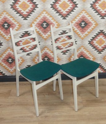 Upholstered Dining Room Chairs, 1960s, Set of 4-AFE-1420316