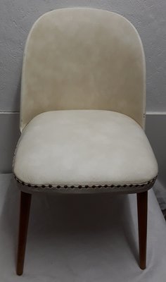 Upholstered Side Chair with Round Back, 1960s-HOI-787339