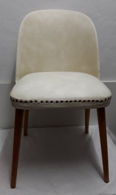 Upholstered Side Chair with Round Back, 1960s-HOI-787339