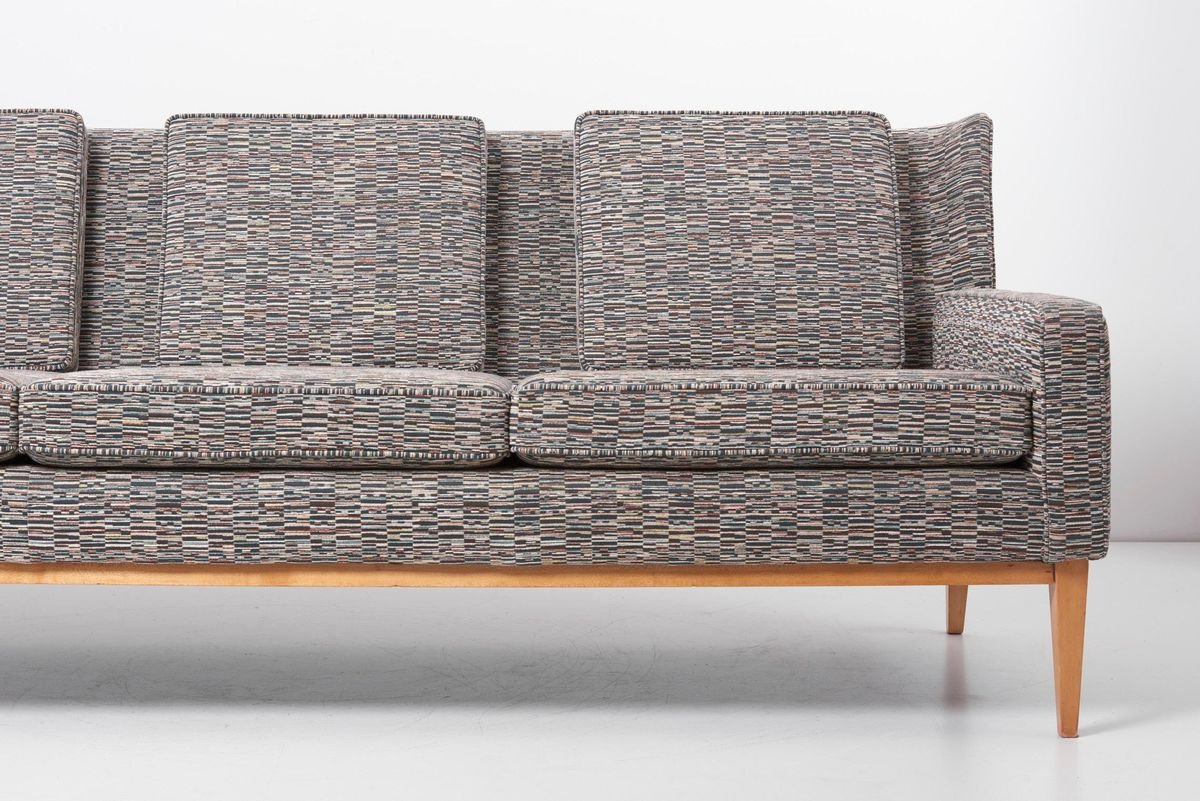 Upholstered Wingback Sofa 1307 by Paul Mccobb for Directional, US, 1950s