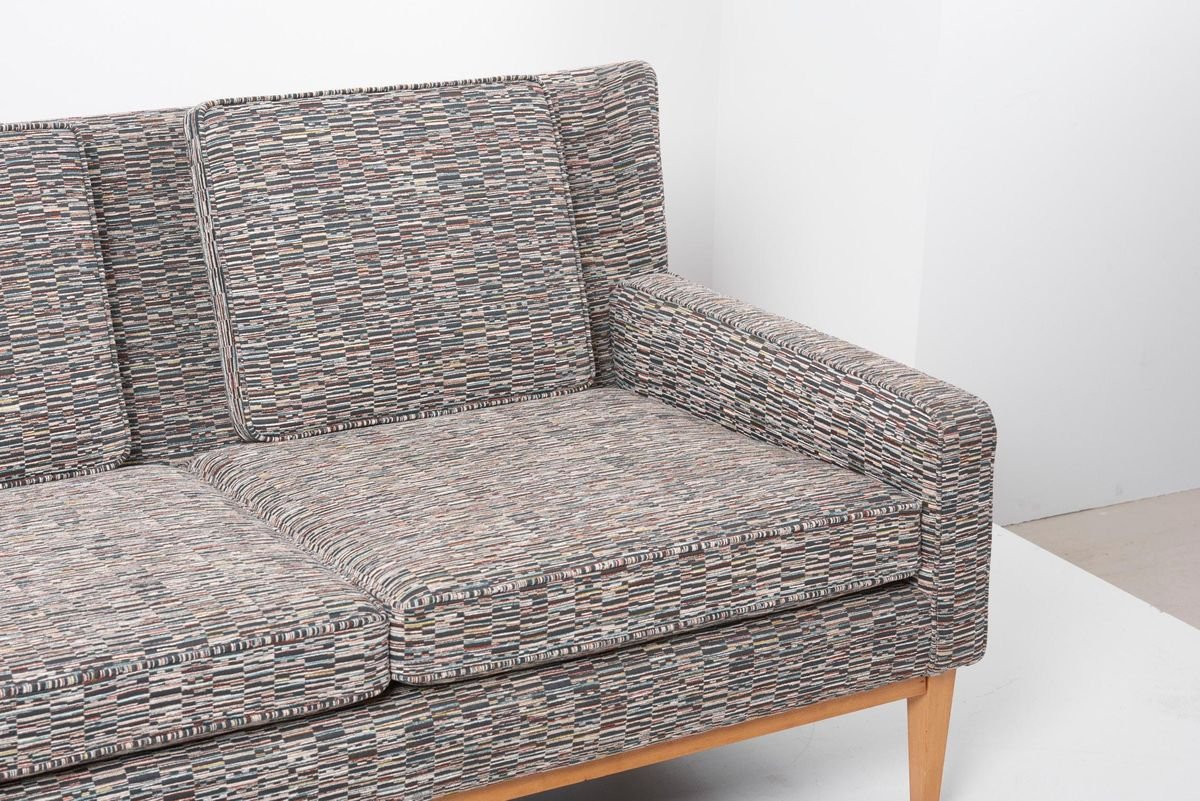 Upholstered Wingback Sofa 1307 by Paul Mccobb for Directional, US, 1950s