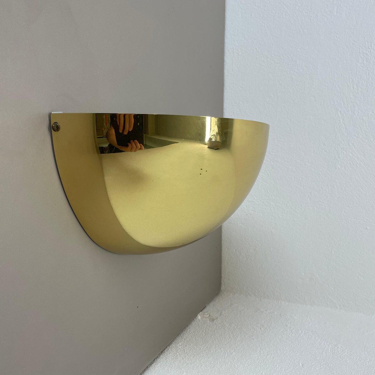 Uplight Brass Wall Light from Bankamp Leuchten, 1980s