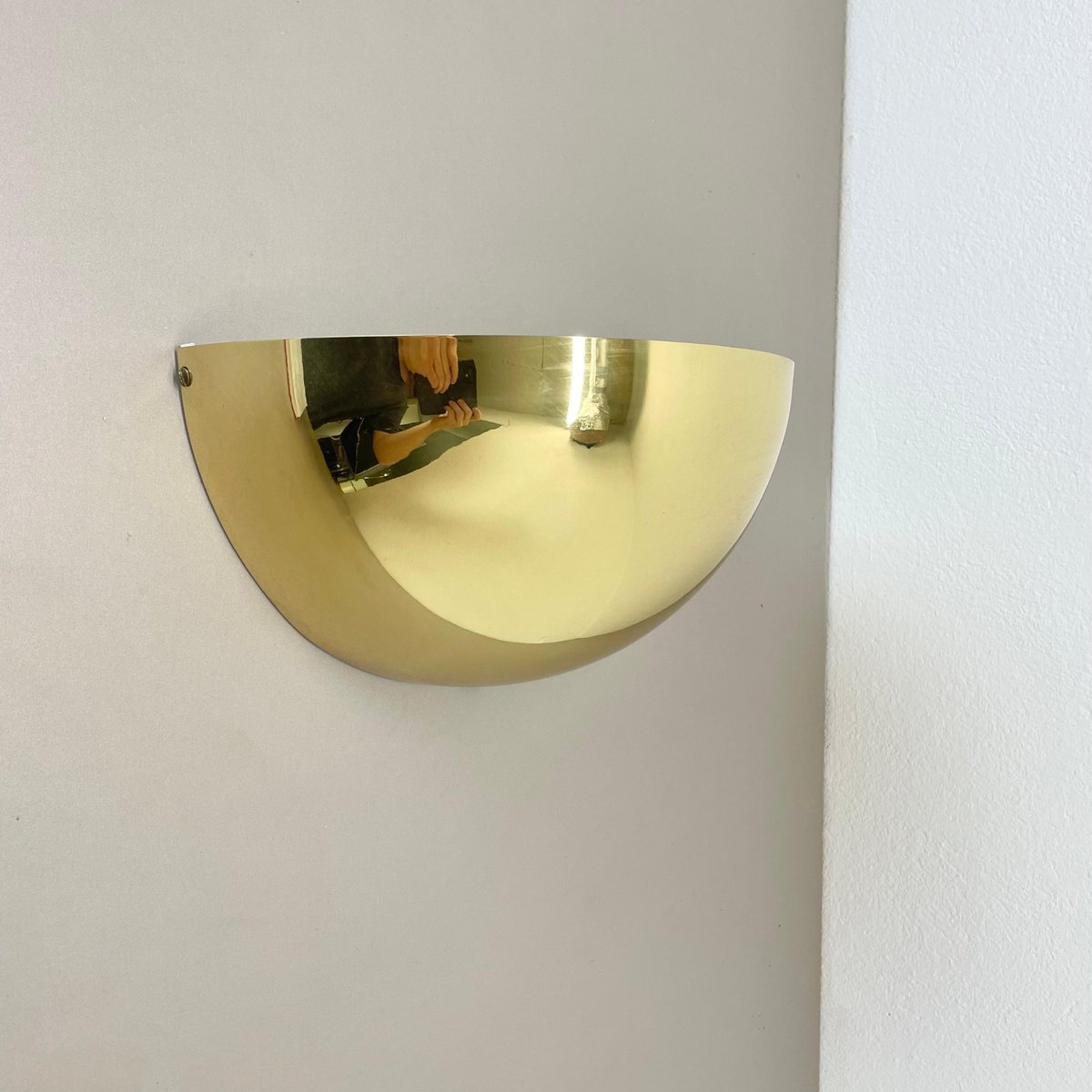 Uplight Brass Wall Light from Bankamp Leuchten, 1980s