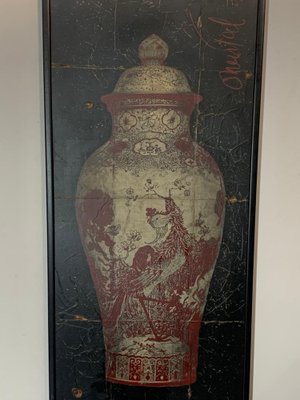 Urn, 1970s, Silkscreen on Rice Paper, Framed-IJR-1406497