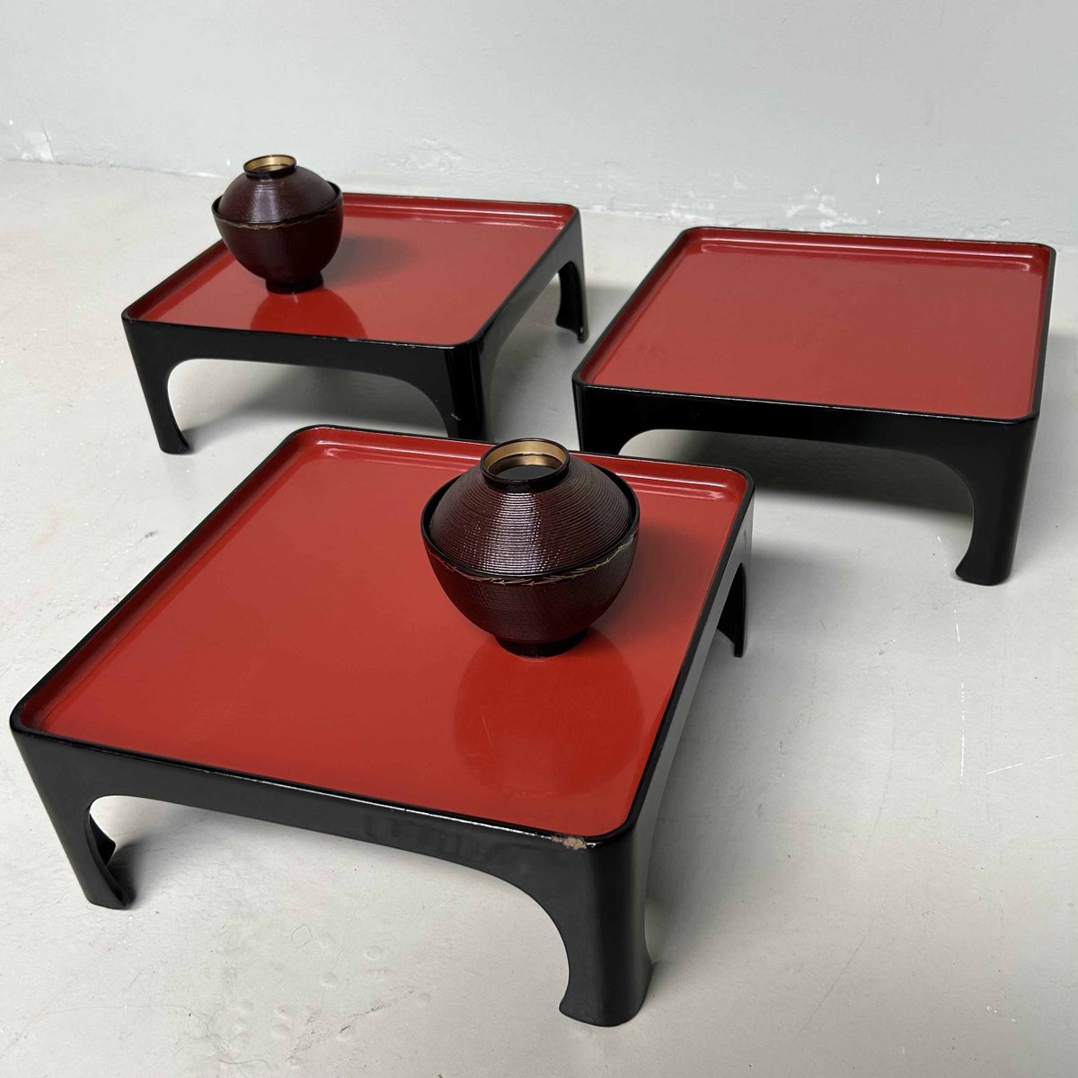 Urushi Lacquer Tea Ceremony Serving Table, Japan, 1920s