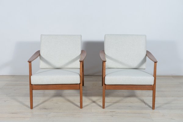 USA 247 Lounge Chairs by Folke Ohlsson for Dux, 1960s, Set of 2-NIT-1332611