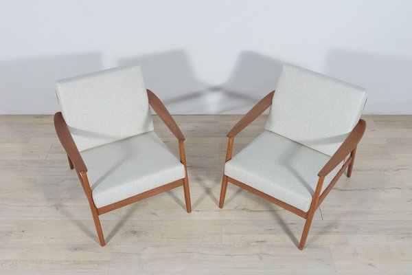 USA 247 Lounge Chairs by Folke Ohlsson for Dux, 1960s, Set of 2-NIT-1332611