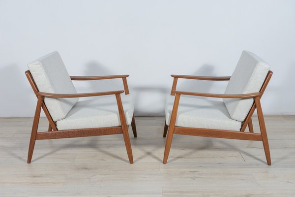 USA 247 Lounge Chairs by Folke Ohlsson for Dux, 1960s, Set of 2-NIT-1332611