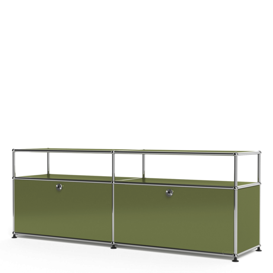 2x2 Modular Metal Sideboard with 2 bottom doors & 1-1 pannel [W(750+750)XD350XH(350+175)]