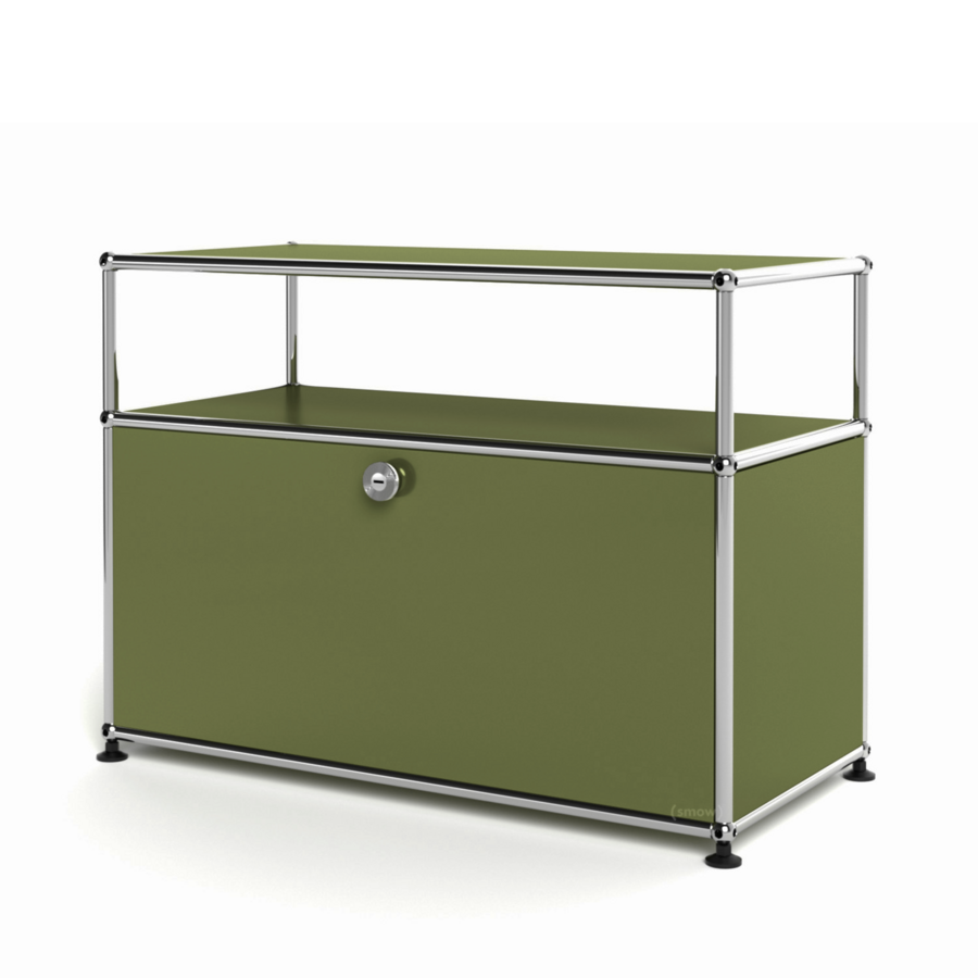 1x2 Modular Metal Sideboard with 1 bottom doors & 1 pannel [W750XD350XH(350+175)]