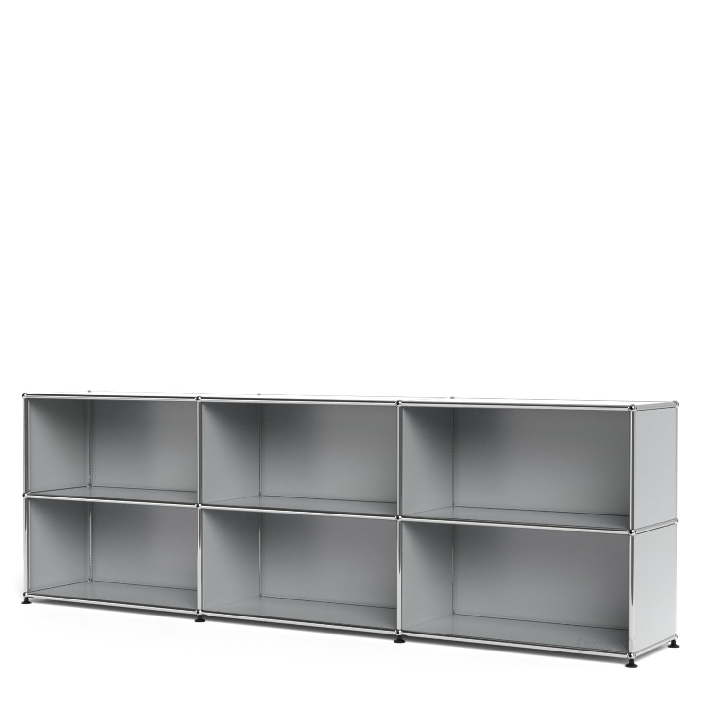 3x2 Modular Metal Sideboard with 0 door [W(750+750+750)XD350XH(350+350)]