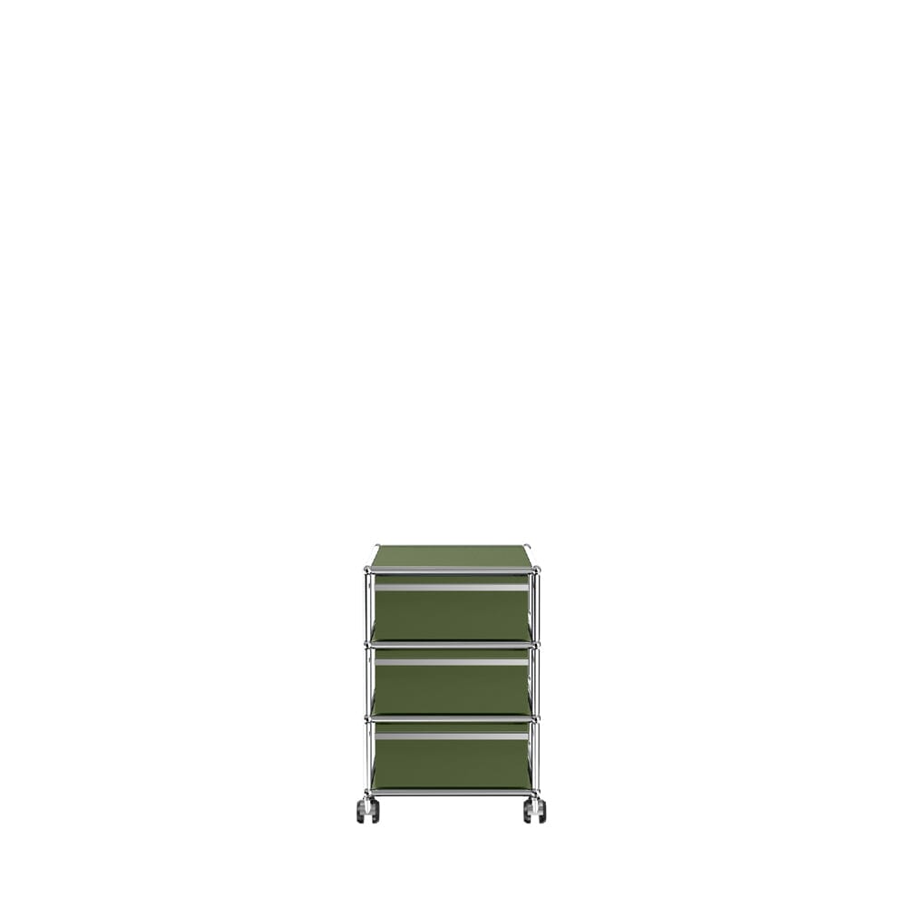 1x3 Container with wheel & 3-drawers [W395XD500xH(175+175+175)]