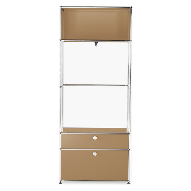 1x5 Wardrobe with 2 bottom doors [W750XD350XH(350+175+500+500+350)]