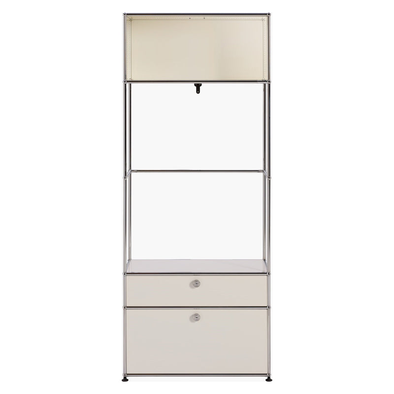 1x5 Wardrobe with 2 bottom doors [W750XD350XH(350+175+500+500+350)]