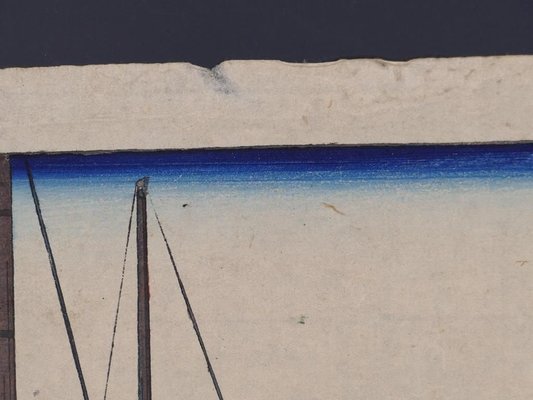 Utagawa Hiroshige II, Tsukuda Sumiyoshi No Yashiro, Woodcut, 1853-ZCI-886067