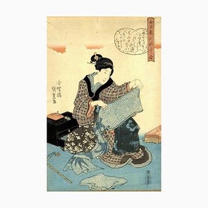 Utagawa Kunisada, Bijinga, Woodcut Print, 1842-ZCI-1769865