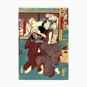 Utagawa Kunisada, Yakushae, Woodcut Print, 1863-ZCI-1761855