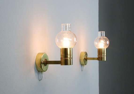 V-220 Wall Lights by Hans-Agne Jakobsson, 1960s, Set of 2-DXL-1116617