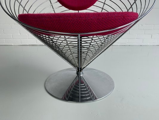 V-Chair 8800 Armchair by Verner Panton for Fritz Hansen, 1980s-MKL-748850