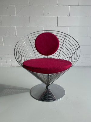 V-Chair 8800 Armchair by Verner Panton for Fritz Hansen, 1980s-MKL-748850