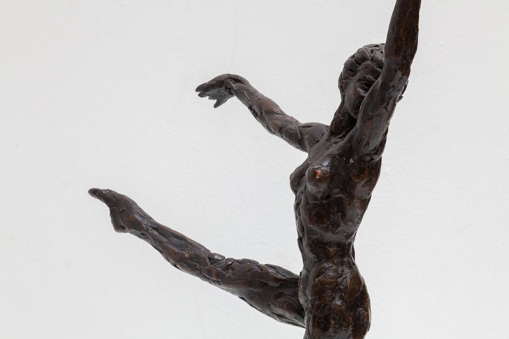 V D Brande, Bronze Dancers, Belgium, 1970s, Bronze Sculptures, Set of 2