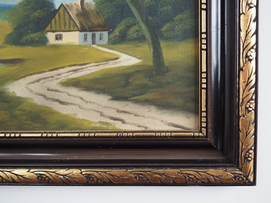 V. Kier, The Way to Home, 1970s, Oil on Canvas, Framed-VND-1755779