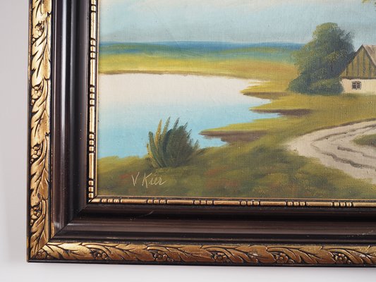 V. Kier, The Way to Home, 1970s, Oil on Canvas, Framed-VND-1755779