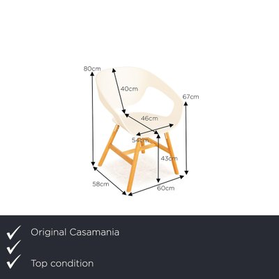 Vad Chairs in Plastic from Casamania, Set of 8-RQW-2040621