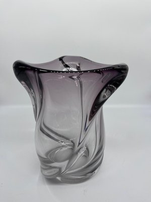 Val Saint Lambert Crystal Vase-AVC-1301388