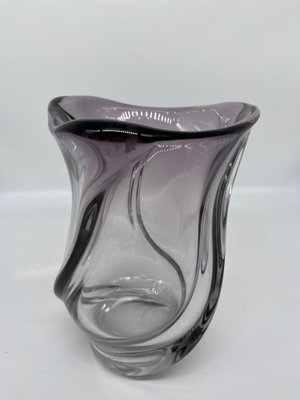 Val Saint Lambert Crystal Vase-AVC-1301388