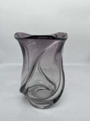 Val Saint Lambert Crystal Vase-AVC-1301388