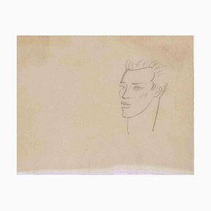 Valentine Hugo, Portrait of a Young Man, Drawing, Mid 20th century-ZCI-1781805