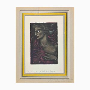 Valentine Hugo, Revenge, Original Lithograph, Mid 20th-Century-ZCI-1281569