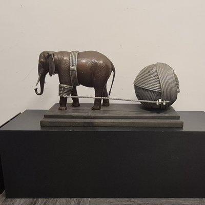 Valeriano Trubbiani, Elephant, 1981, Bronze & Aluminum Sculpture-RPW-1800632