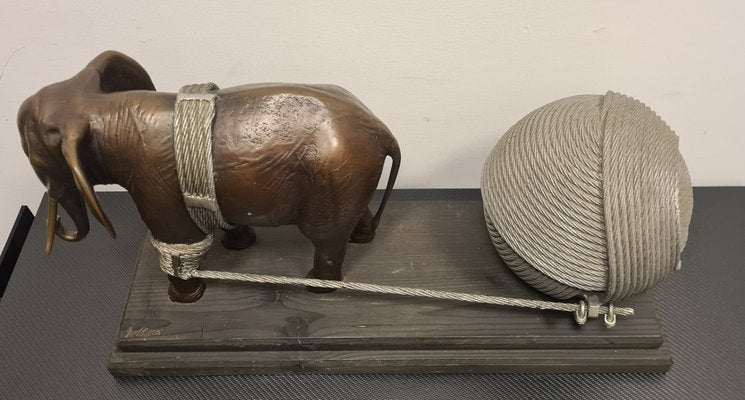 Valeriano Trubbiani, Elephant, 1981, Bronze & Aluminum Sculpture-RPW-1800632