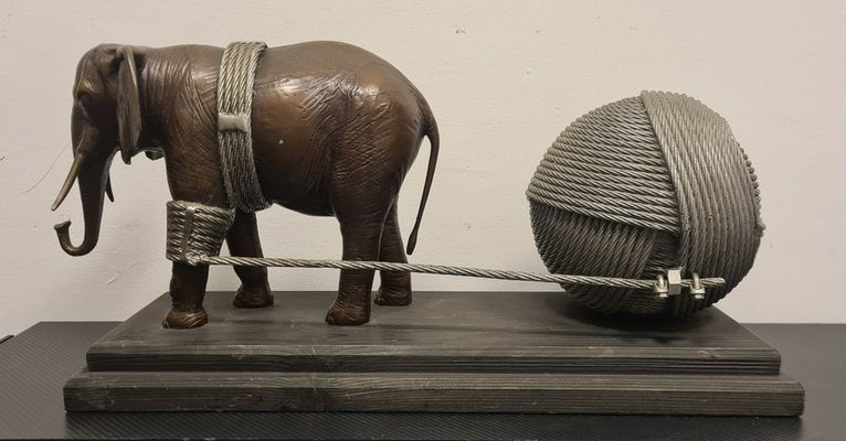 Valeriano Trubbiani, Elephant, 1981, Bronze & Aluminum Sculpture-RPW-1800632