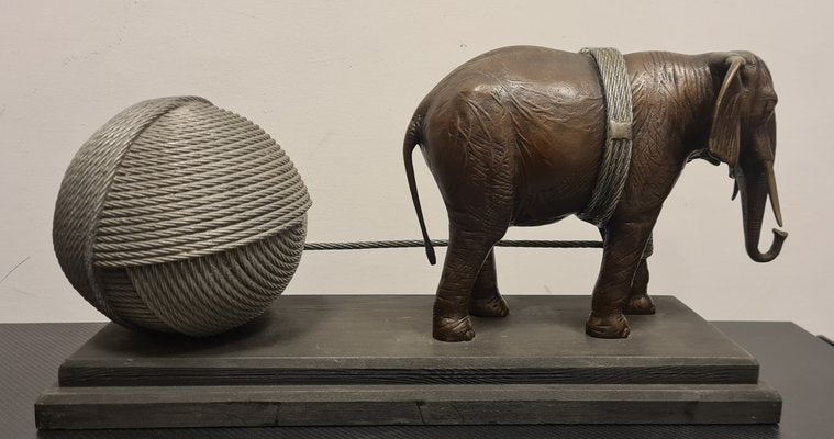 Valeriano Trubbiani, Elephant, 1981, Bronze & Aluminum Sculpture-RPW-1800632