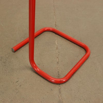 Valet Stand in Red Lacquered Steel, 1980s-VMM-1317220