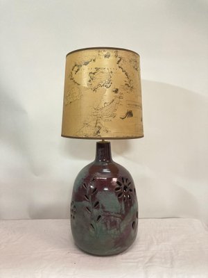 Vallauris Ceramic Lamp, 1970s-VRR-1729598