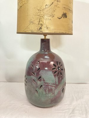 Vallauris Ceramic Lamp, 1970s-VRR-1729598