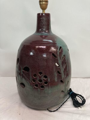 Vallauris Ceramic Lamp, 1970s-VRR-1729598