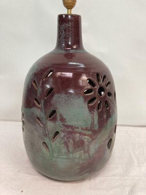 Vallauris Ceramic Lamp, 1970s-VRR-1729598