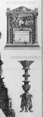 Vari Candelabri, un Vaso e Due Urne Cinerarie - Etching - 1778 1778-ZCI-756797