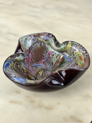 Variegated Murano Glass Ashtrays, 1970s, Set of 2-YST-1730452