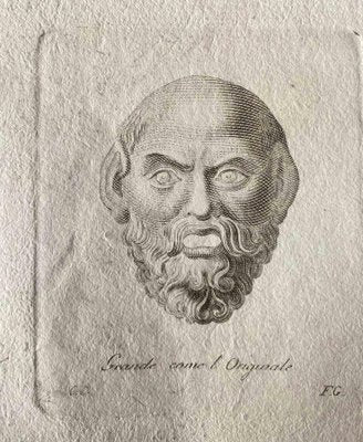 Various Artists, Roman Head, Etching, Mid-18th Century-ZCI-1422473